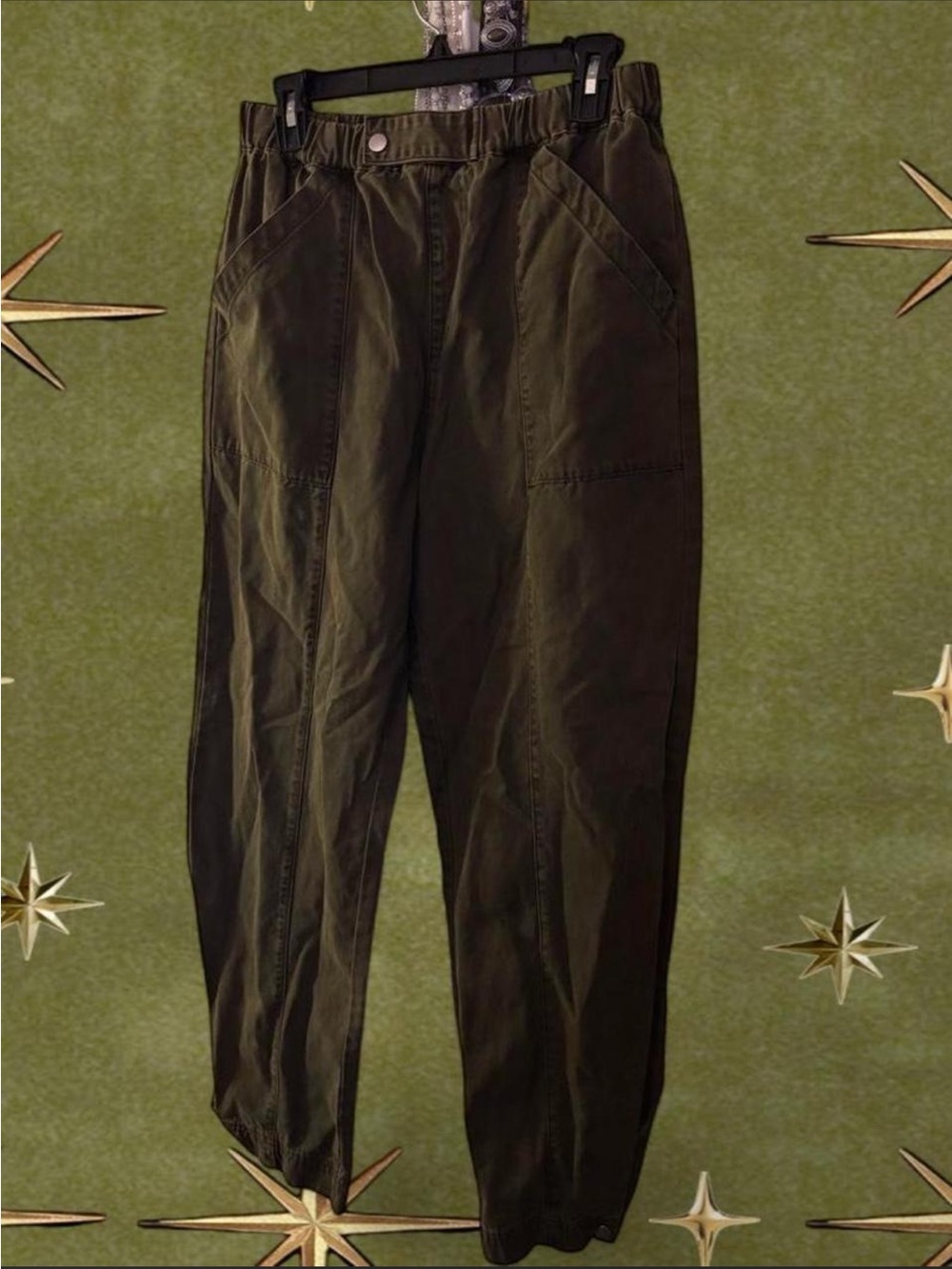Olive green pants